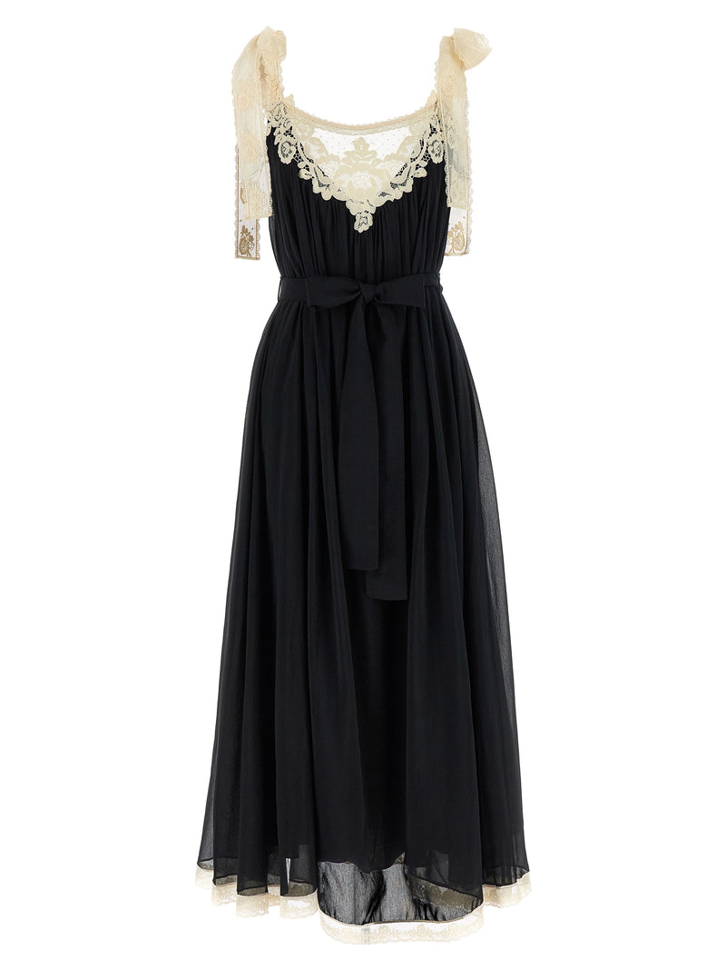 Zimmermann ‘Roselight’ Bicolor Cotton Long Dress
