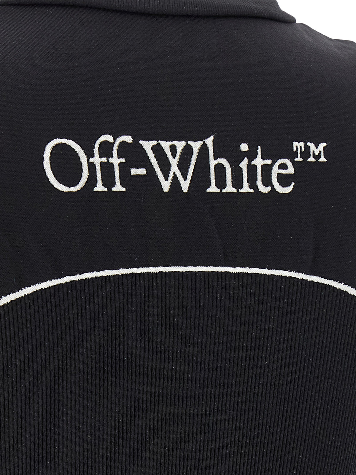 Off-White Black Polyamide Sport Bra - Women's Sportswear