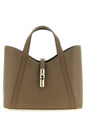 Furla Gray Calfskin Tote Bag