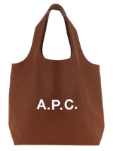 A.P.C. Ninon Brown Polyester Tote Bag