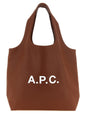 A.P.C. Brown Polyester Tote Bag
