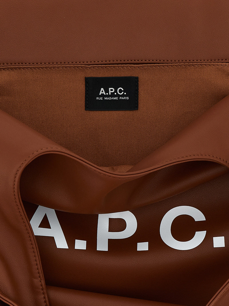 A.P.C. ‘Ninon’ Brown Polyester Tote Bag