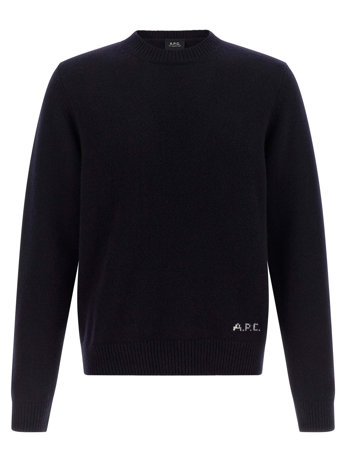 A.P.C. Edmond Blue Wool Cardigan for Men