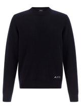 A.P.C. Edmond Blue Wool Cardigan for Men