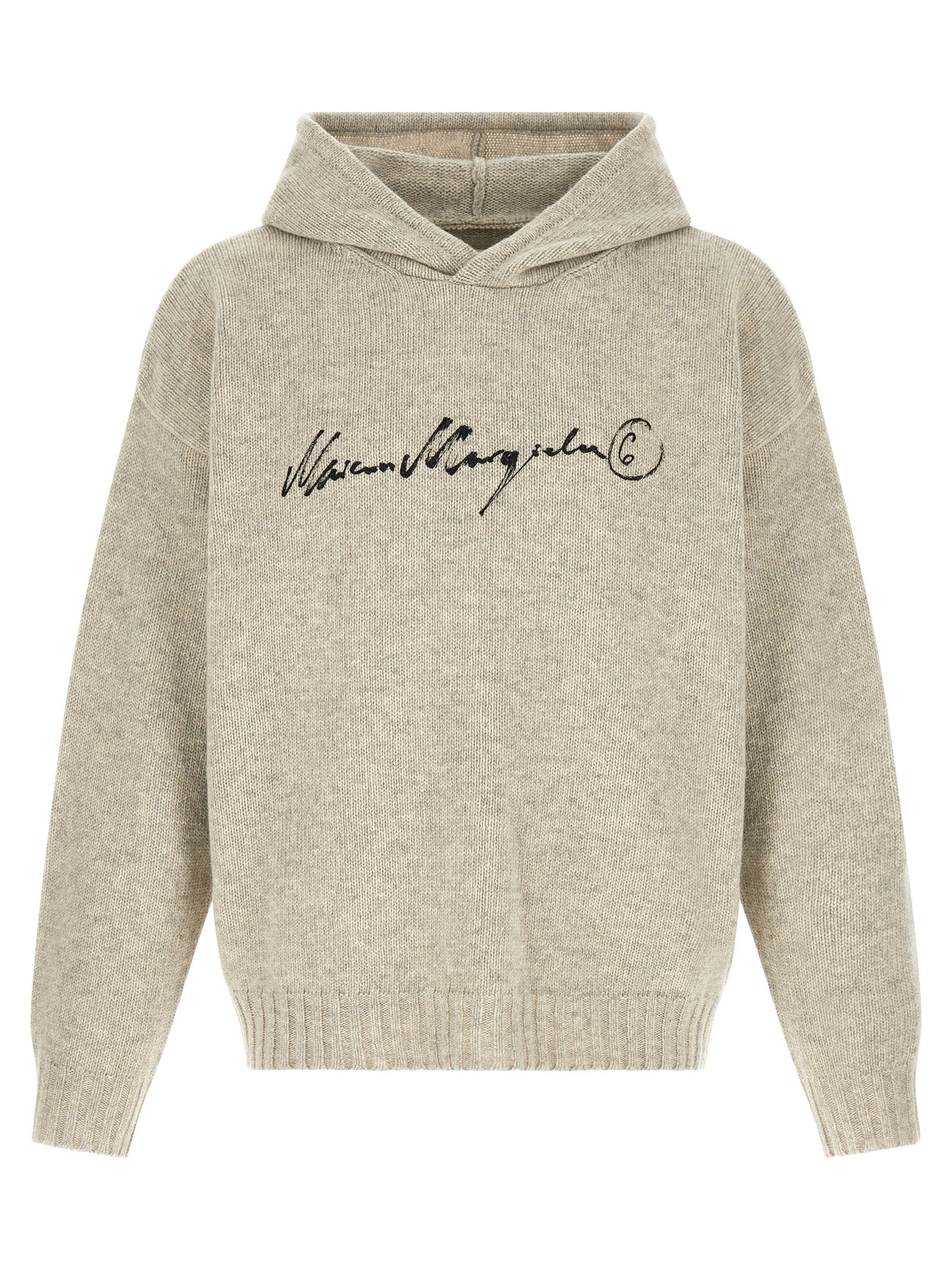 MM6 Maison Margiela Gray Wool Cardigan