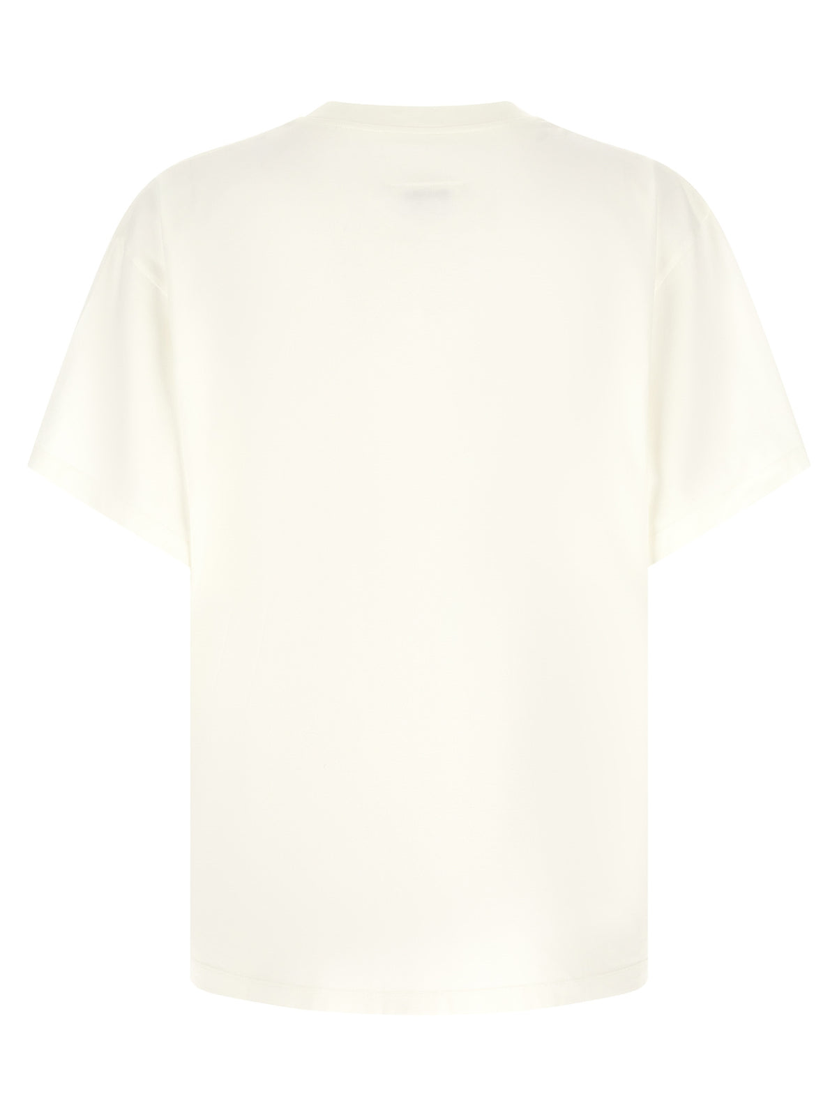 MM6 Maison Margiela White Cotton T-Shirt - Bold Elegance