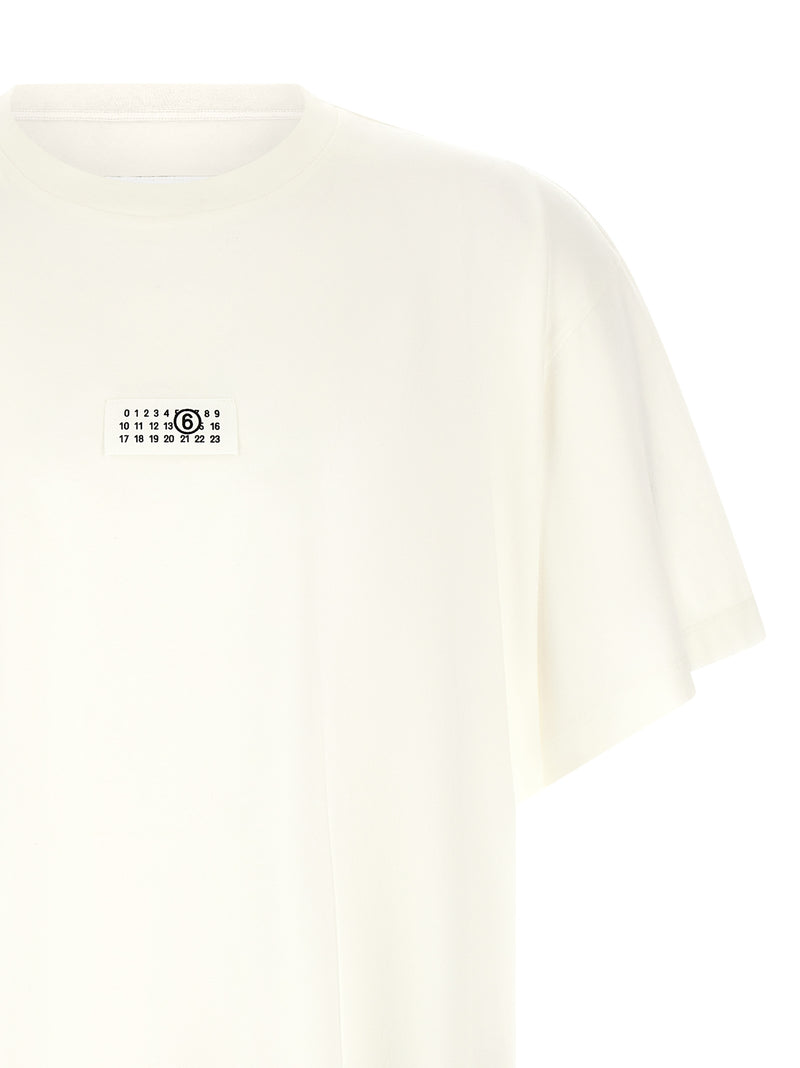 MM6 Maison Margiela White Cotton T-Shirt for Men