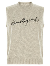 MM6 Maison Margiela Gray Wool Sweatshirt - Stylish & Versatile