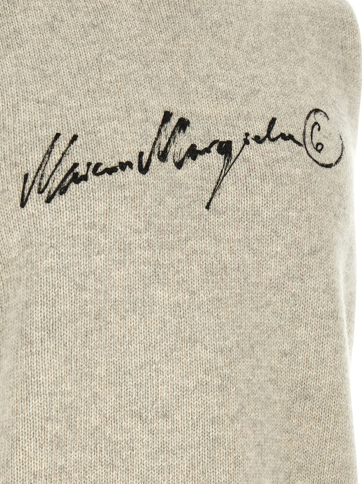 MM6 Maison Margiela Gray Wool Sweatshirt - Stylish & Versatile