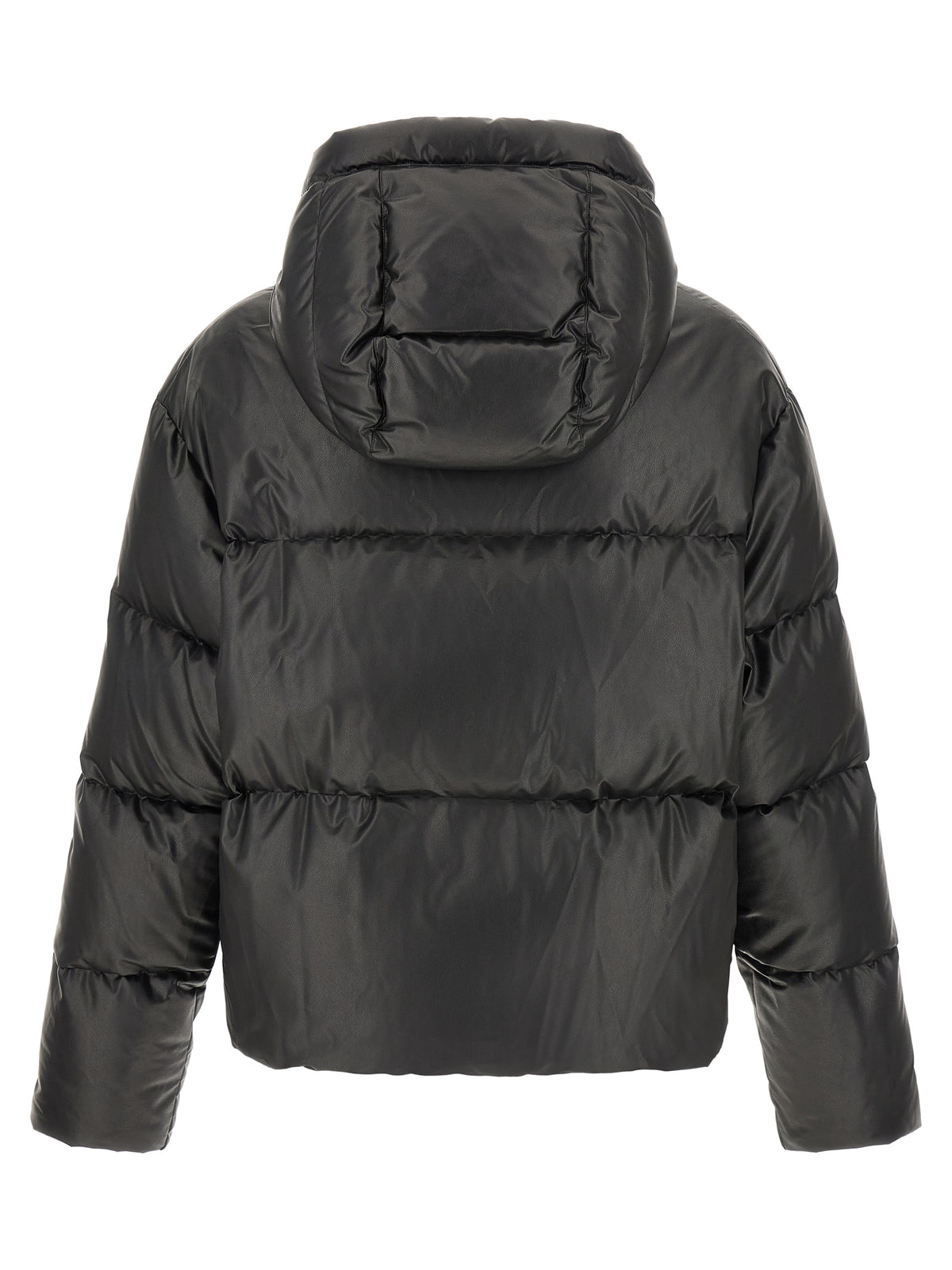 MM6 Maison Margiela Black Polyester Full-Length Jacket
