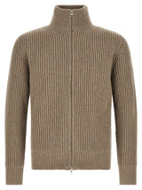 MM6 Maison Margiela Beige Wool Full-Length Jacket