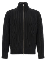 MM6 Maison Margiela Black Wool Full-Length Jacket