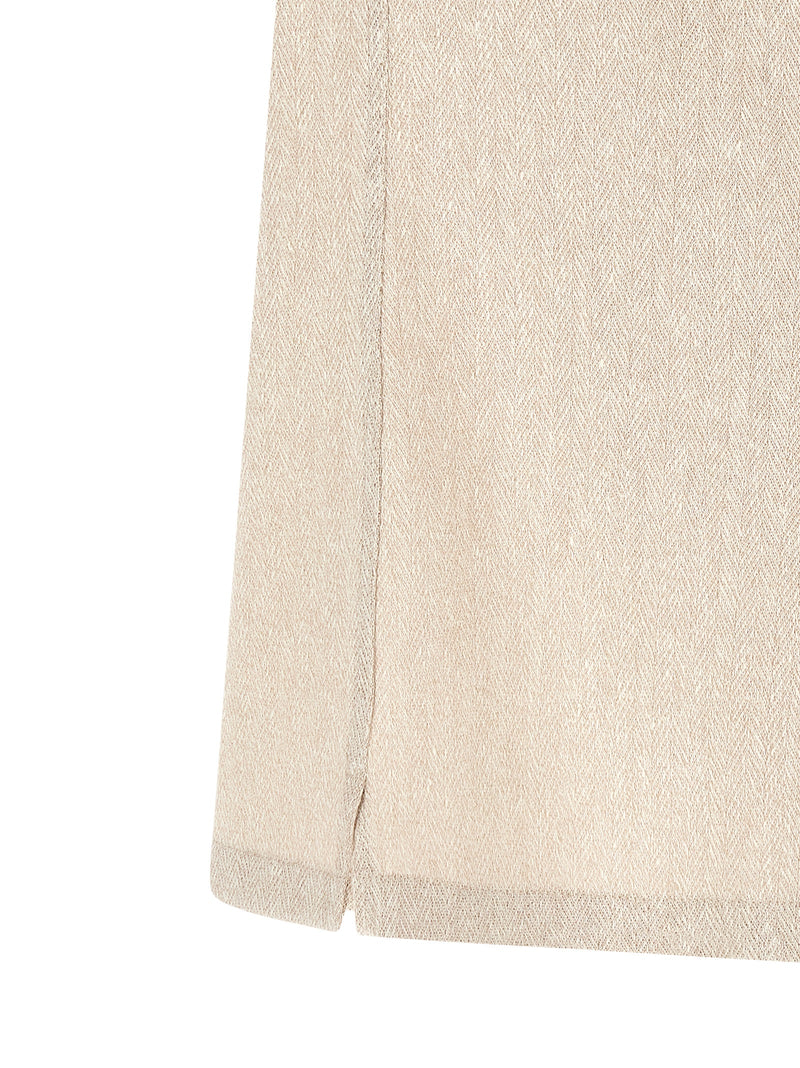 Brunello Cucinelli Beige Linen Blouse for Men
