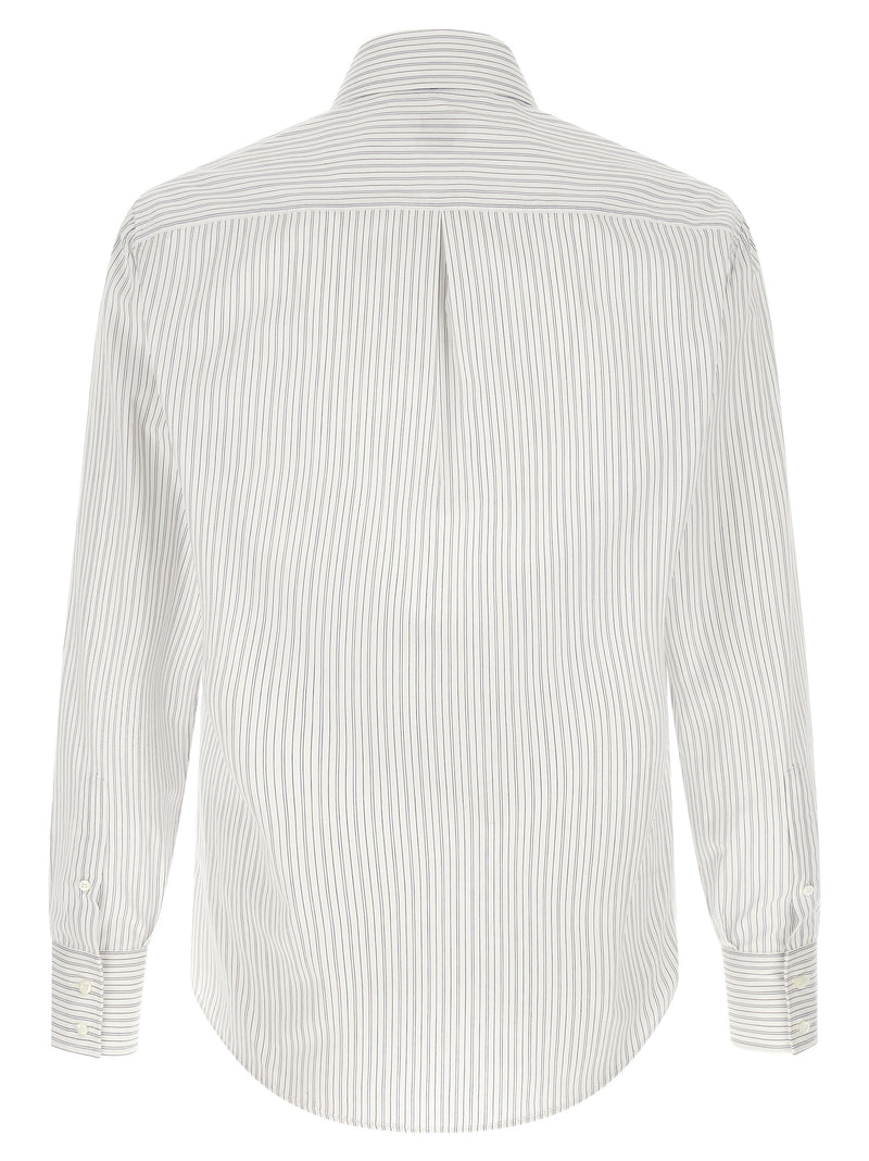 Brunello Cucinelli Blue Cotton Blouse for Men