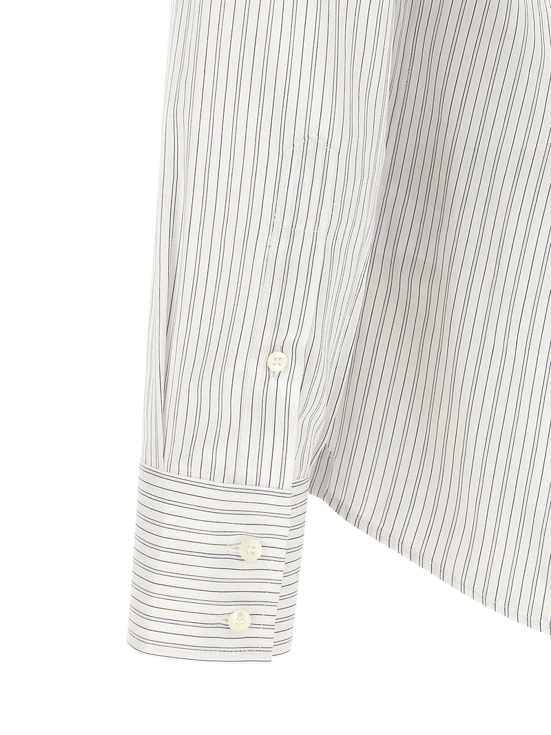 Brunello Cucinelli Blue Cotton Blouse for Men