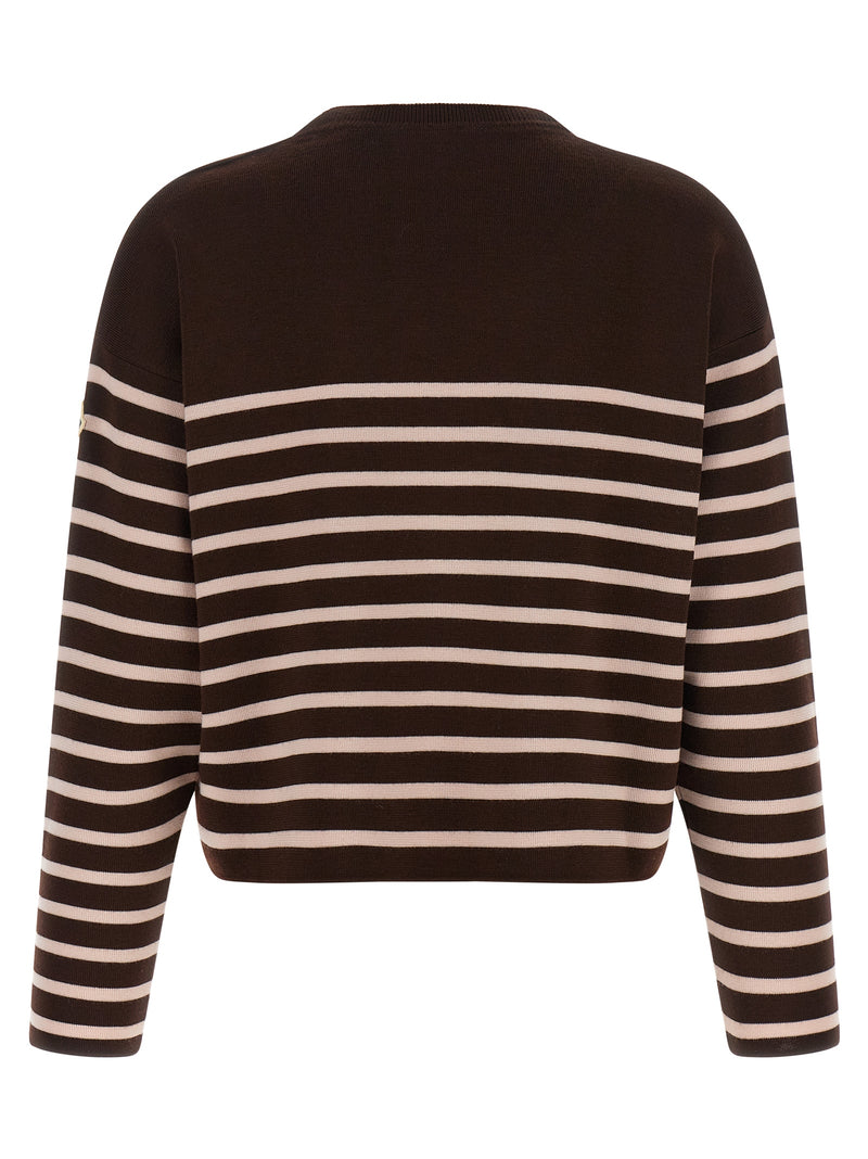 Moncler White Virgin Wool Cardigan for Women