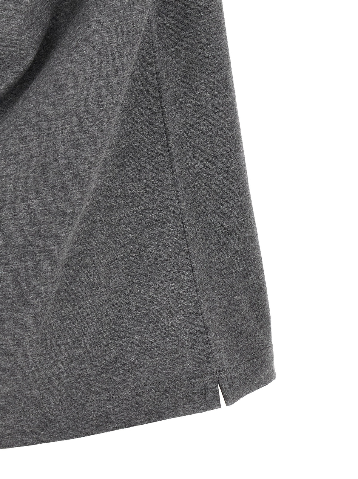 Brunello Cucinelli Gray Cotton T-Shirt for Men