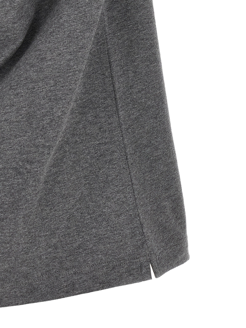 Brunello Cucinelli Gray Cotton T-Shirt for Men
