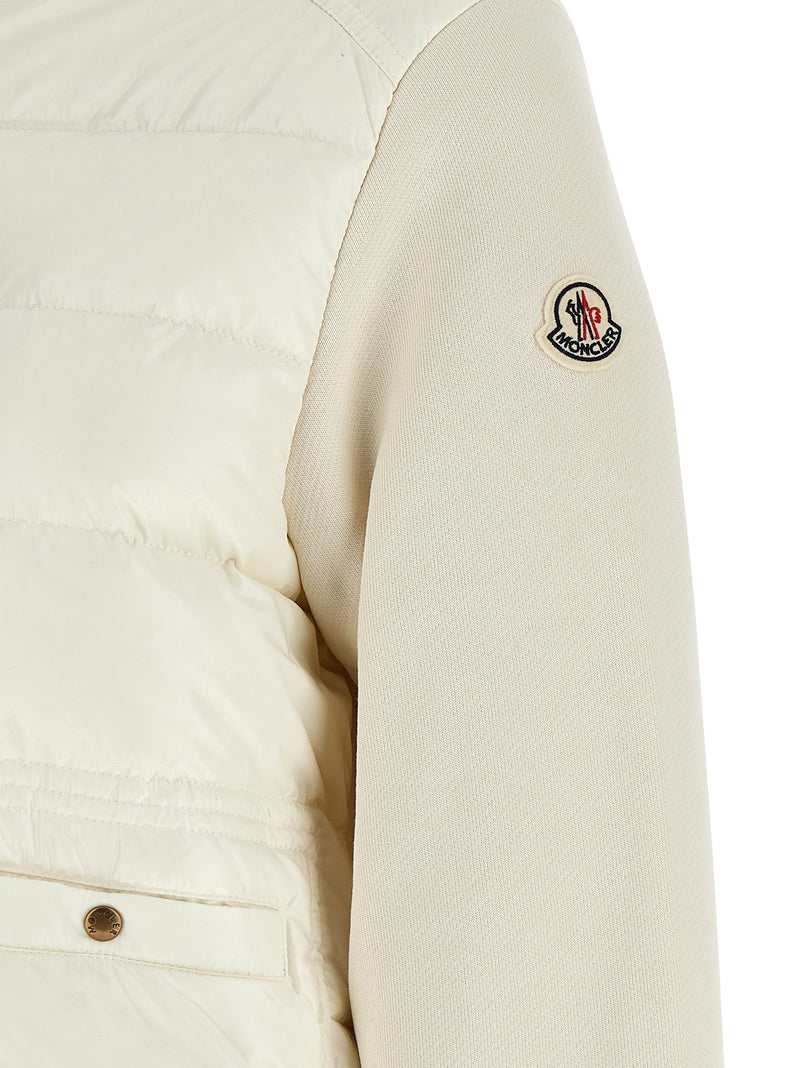 Moncler White Polyamide Cardigan for Women