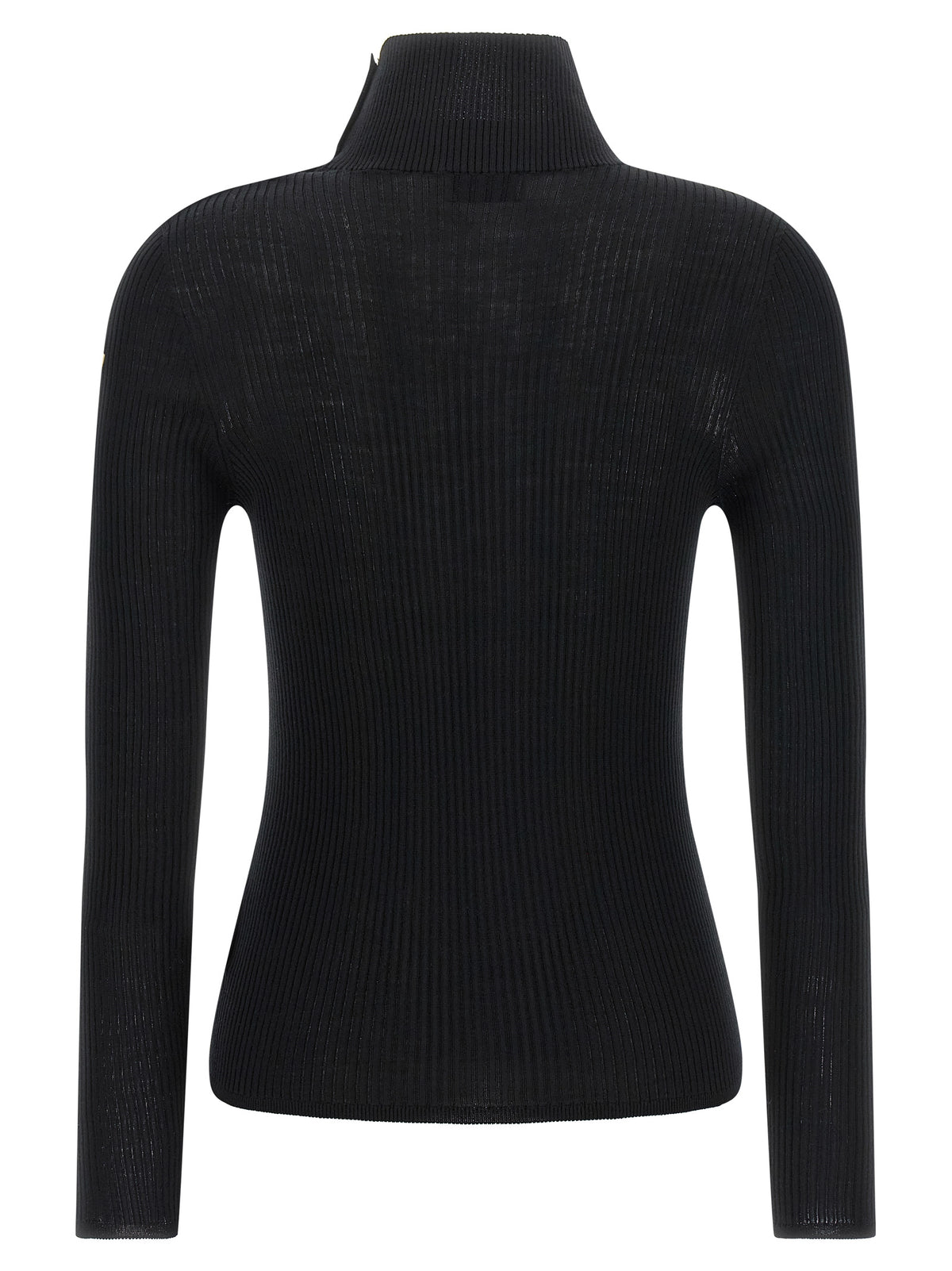 Moncler Black Virgin Wool Cardigan for Women