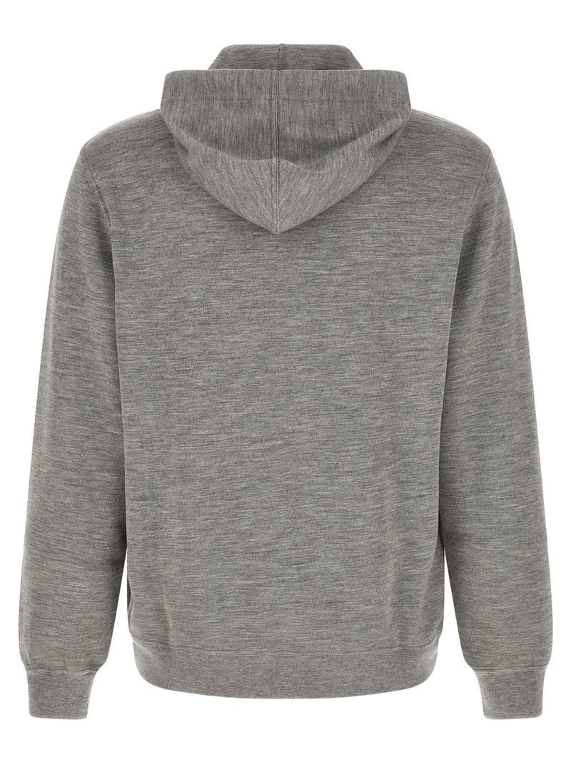 Brunello Cucinelli Gray Cashmere Sweatshirt for Men