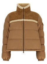 Moncler Aurore Beige Polyester Full-Length Jacket