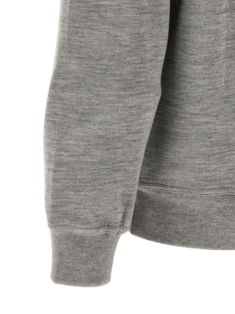 Brunello Cucinelli Gray Cashmere Sweatshirt for Men