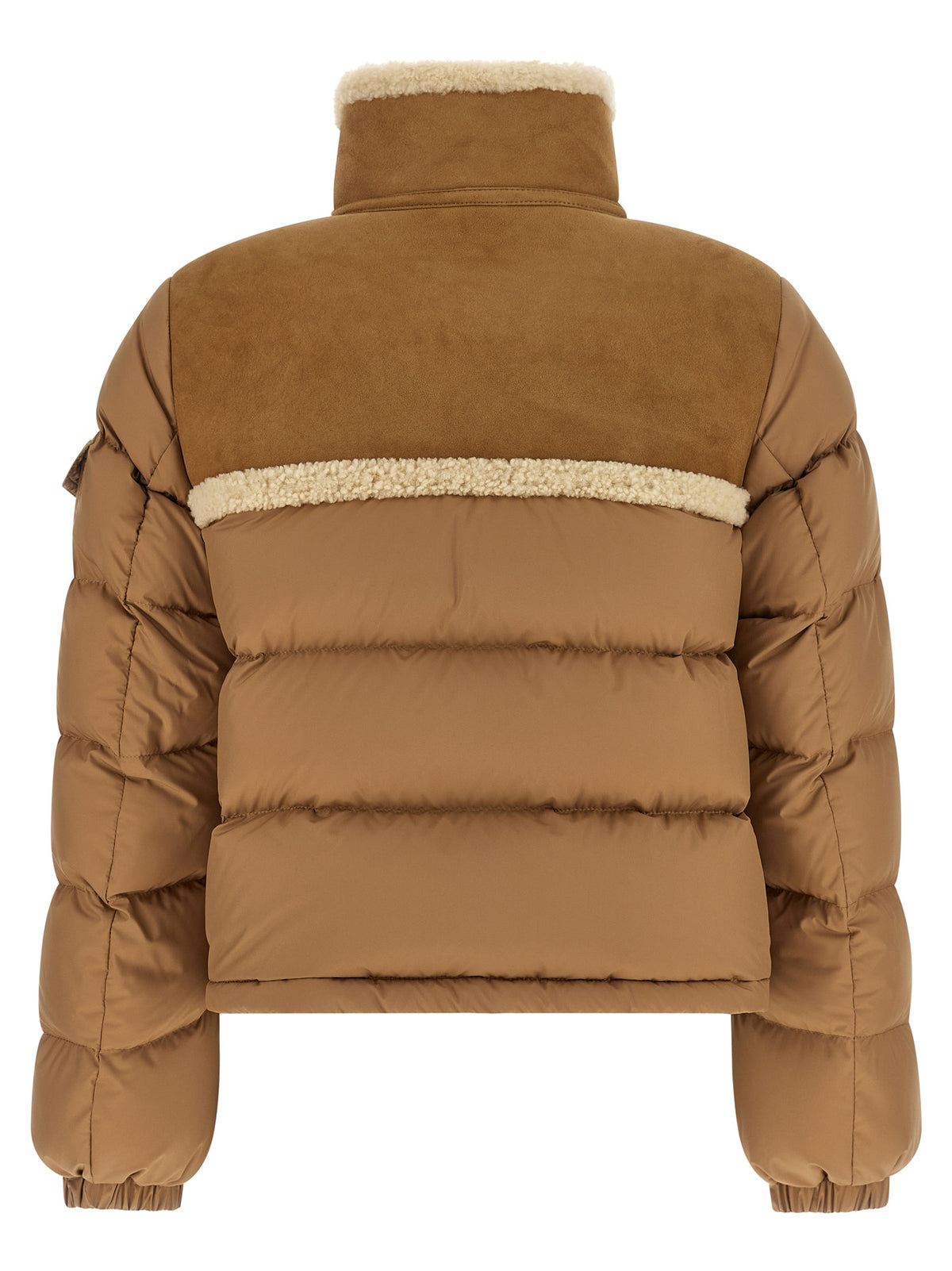 Moncler Aurore Beige Polyester Full-Length Jacket