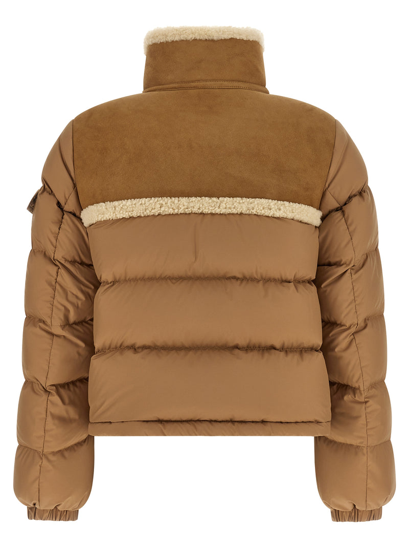 Moncler Aurore Beige Polyester Full-Length Jacket