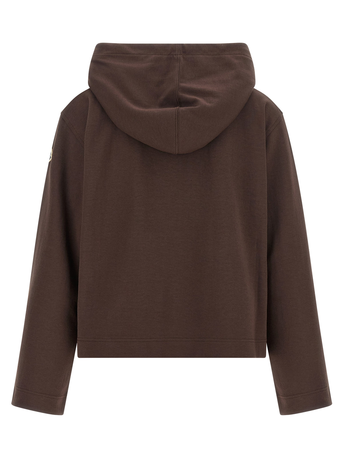 Moncler Brown Cotton Sweatshirt - Oversized Chic