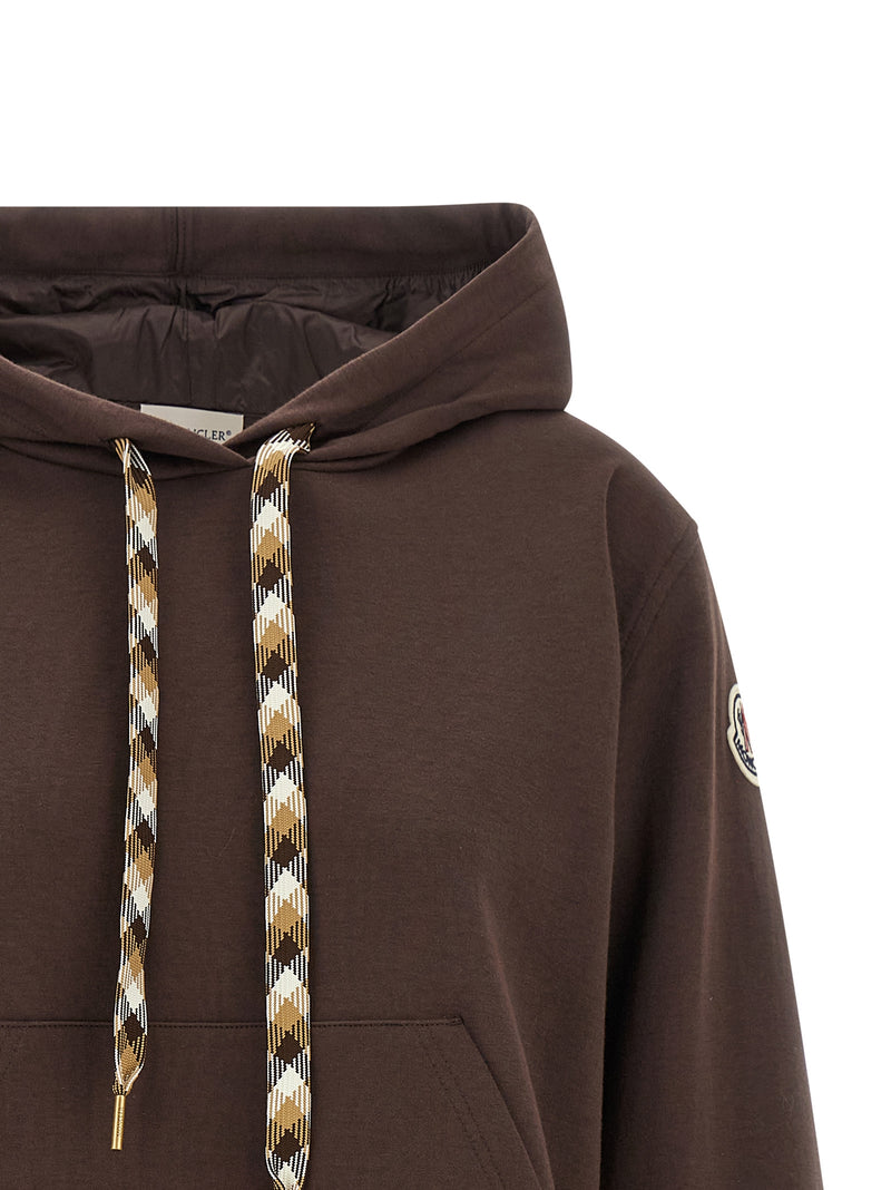 Moncler Brown Cotton Sweatshirt - Oversized Chic