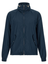 Brunello Cucinelli Blue Polyester Full-Length Jacket for Men