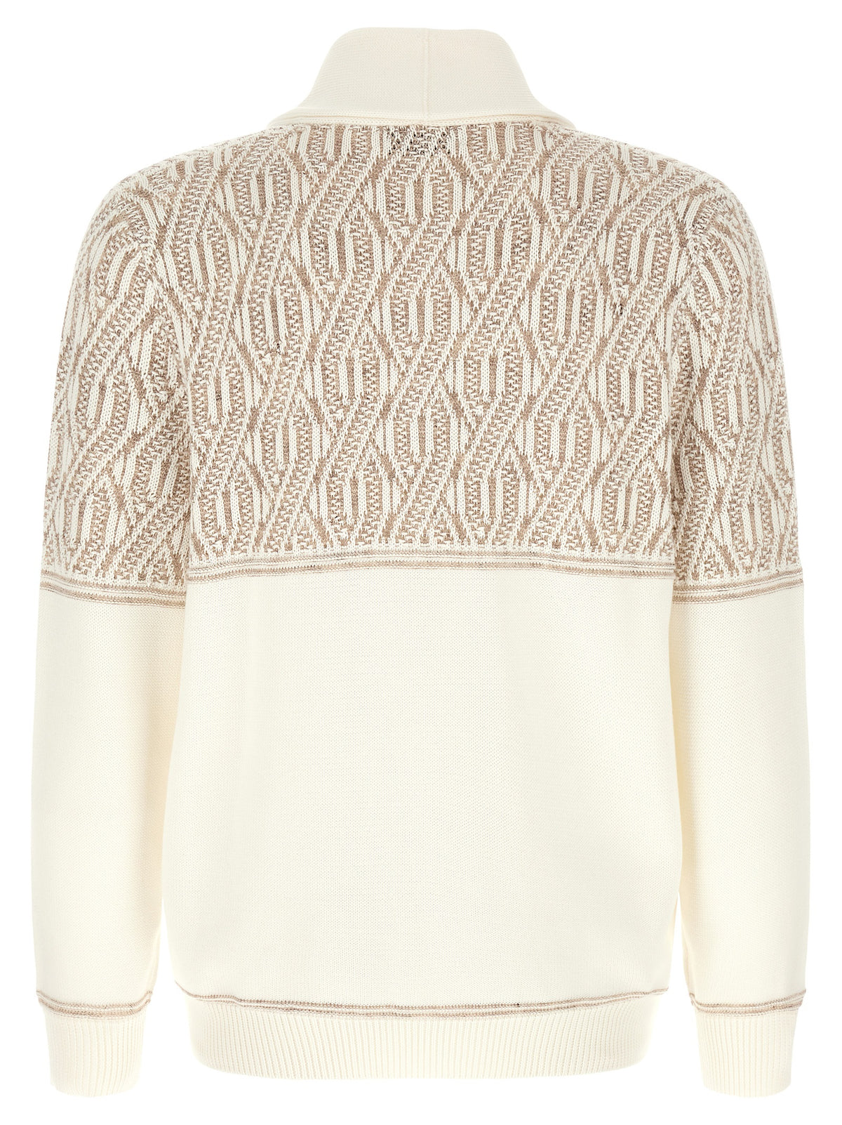 Brunello Cucinelli Beige Cotton Cardigan for Men