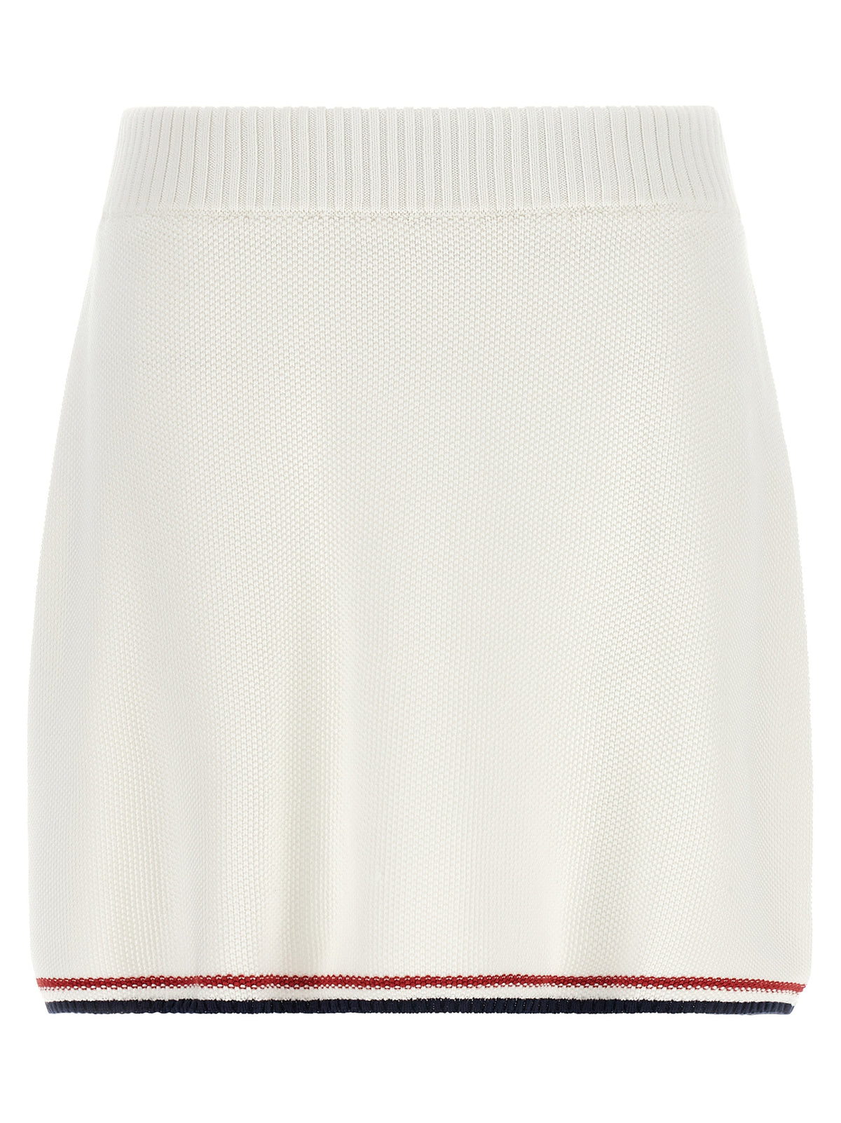 Brunello Cucinelli White Cotton Long Skirt