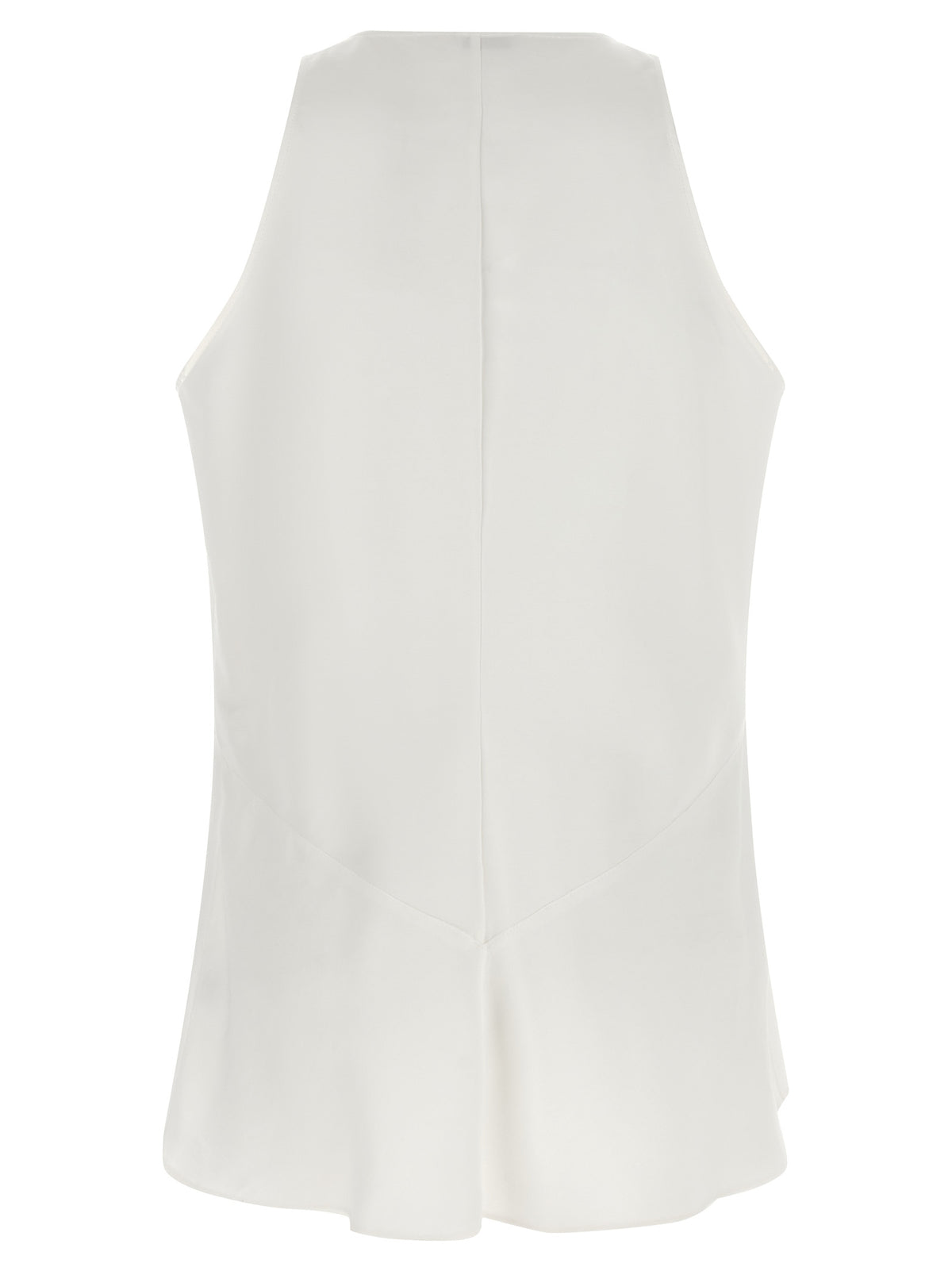 Brunello Cucinelli White Cotton Shirt - Elegant Sleeveless Design