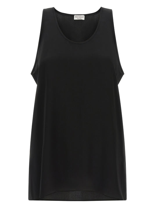 Brunello Cucinelli Black Silk Shirt - Luxurious Elegance