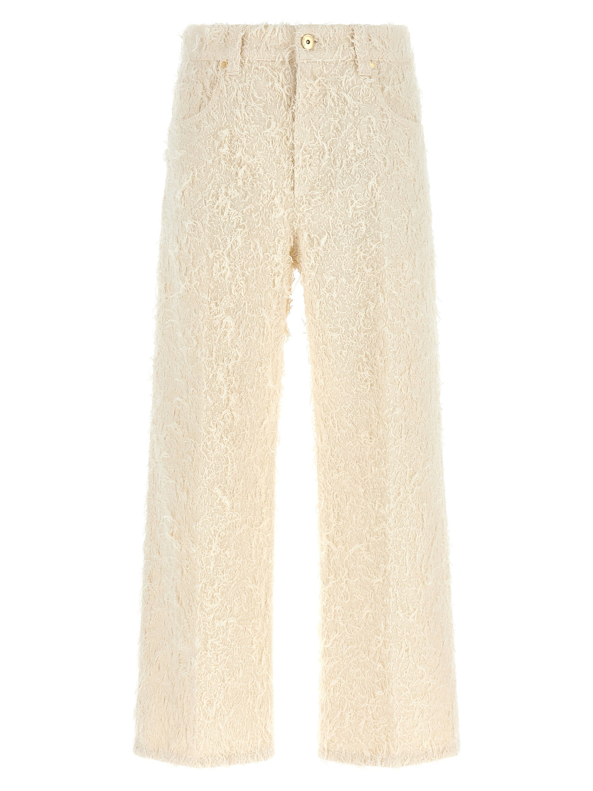 Brunello Cucinelli Beige Cotton Casual Pants - Contemporary Square