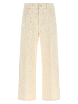 Brunello Cucinelli Beige Cotton Casual Pants - Contemporary Square
