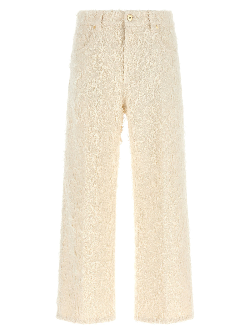 Brunello Cucinelli Beige Cotton Casual Pants - Contemporary Square