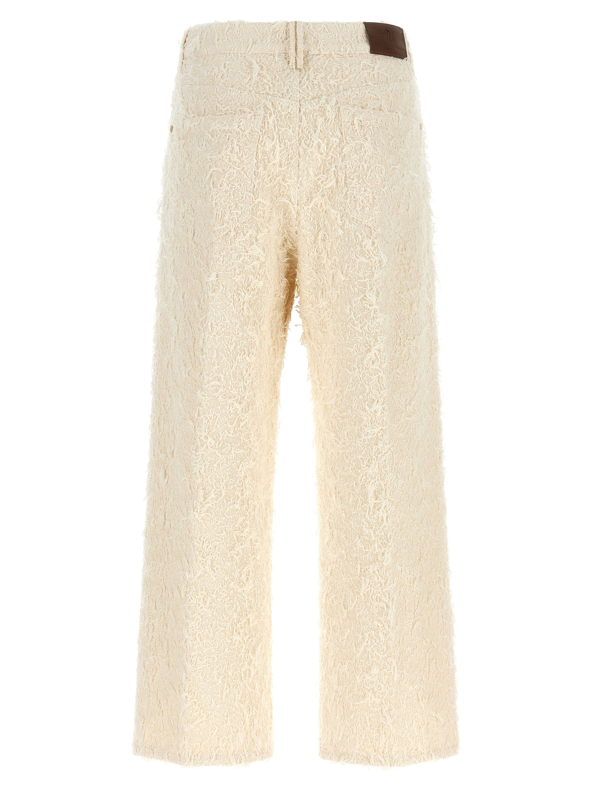 Brunello Cucinelli Beige Cotton Casual Pants - Contemporary Square