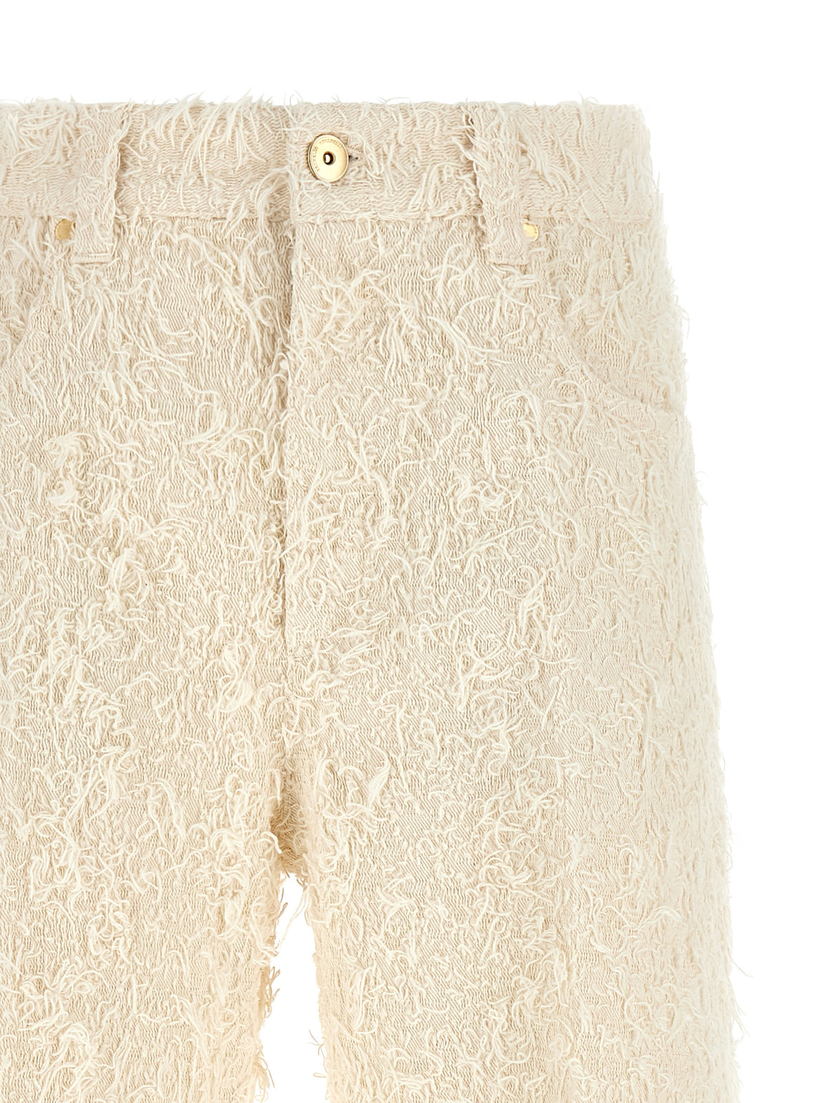 Brunello Cucinelli Beige Cotton Casual Pants - Contemporary Square