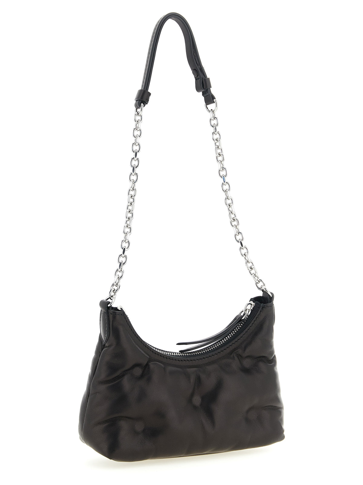 Maison Margiela Glam Slam Black Lamb Leather Crossbody Bag
