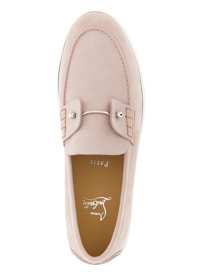 Christian Louboutin Chambeliboat Multicolor Calfskin Loafers