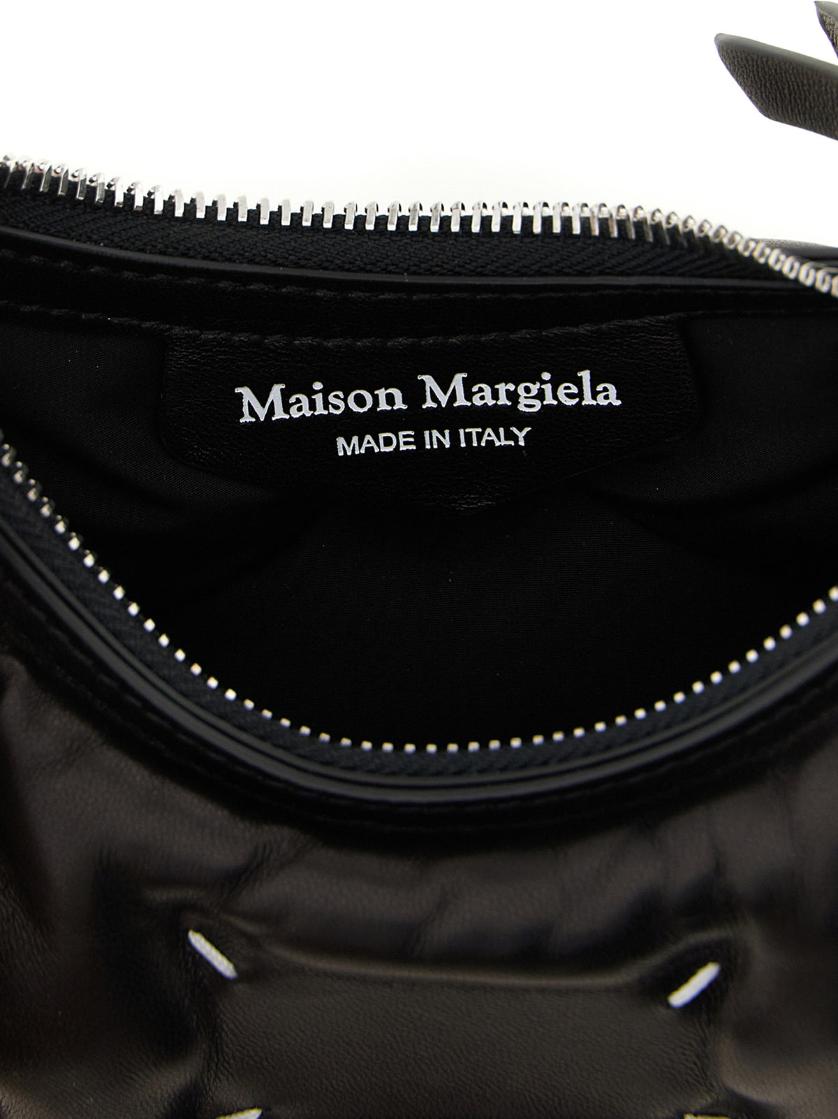 Maison Margiela Glam Slam Black Lamb Leather Crossbody Bag