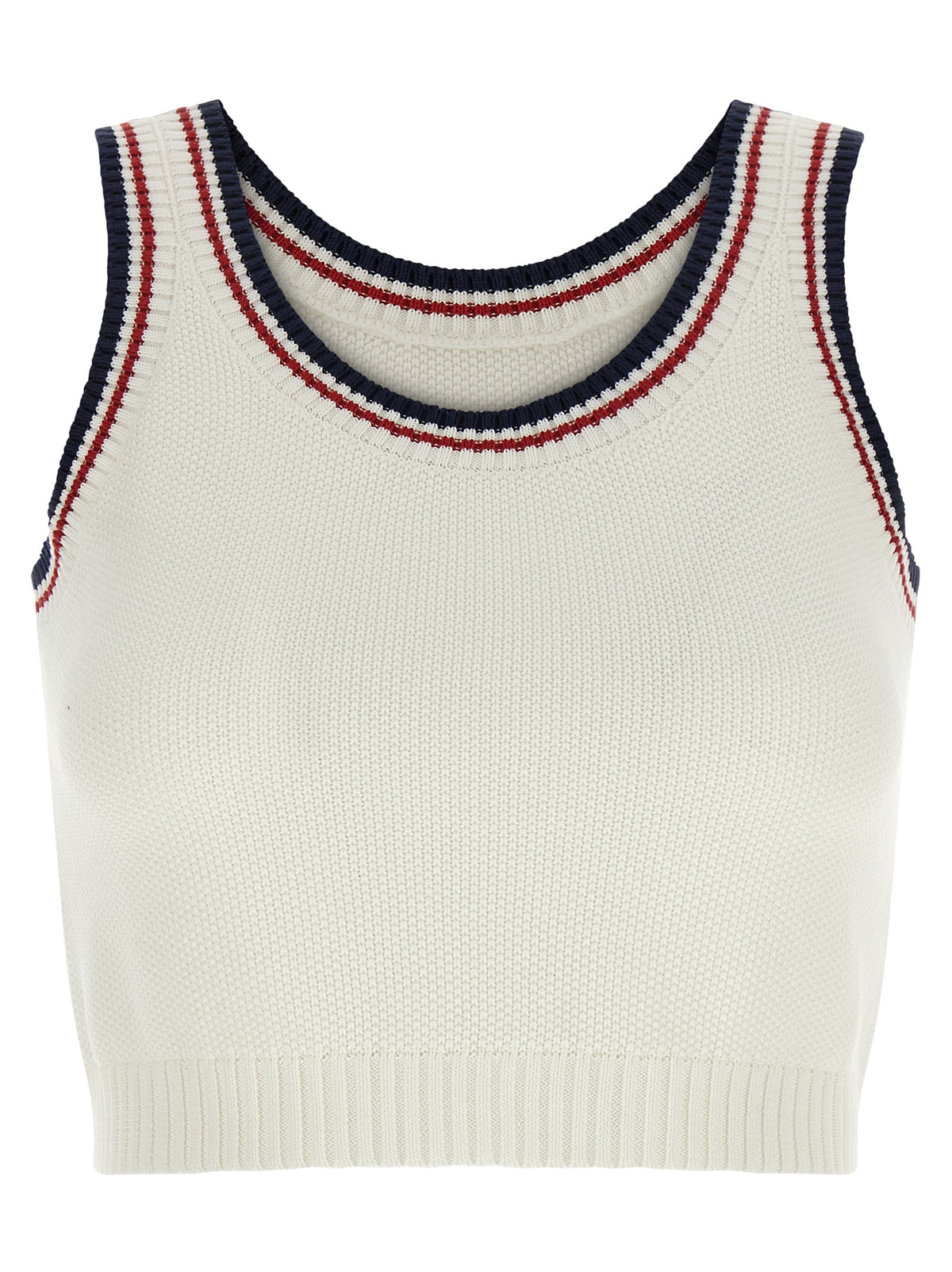 Brunello Cucinelli White Cotton Crop Top for Women