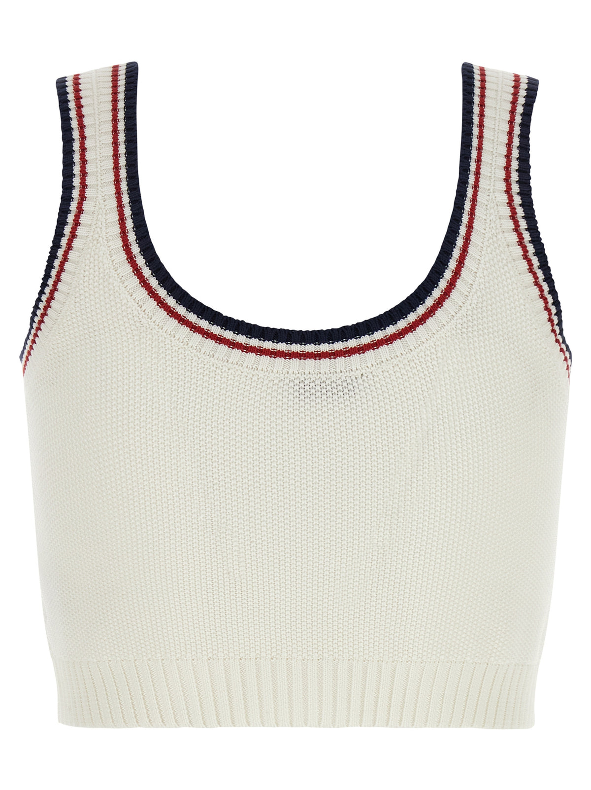 Brunello Cucinelli White Cotton Crop Top for Women