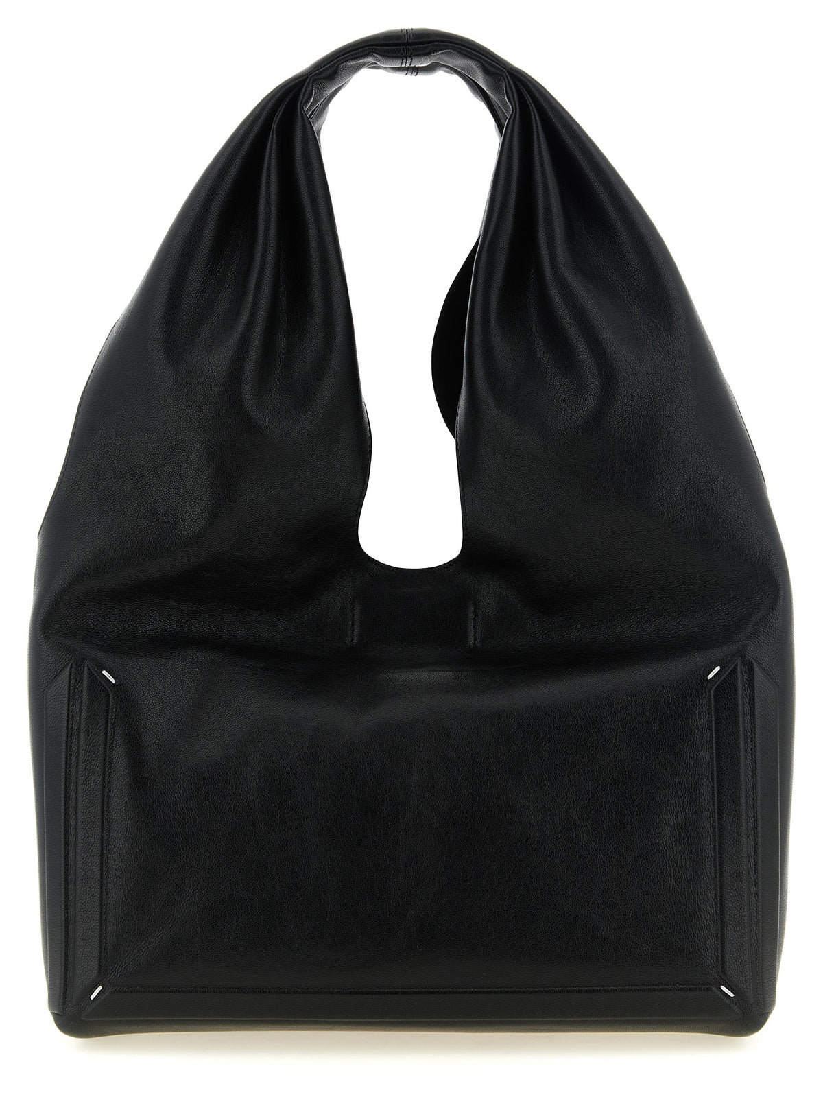 Maison Margiela Black Lamb Leather Shoulder Bag
