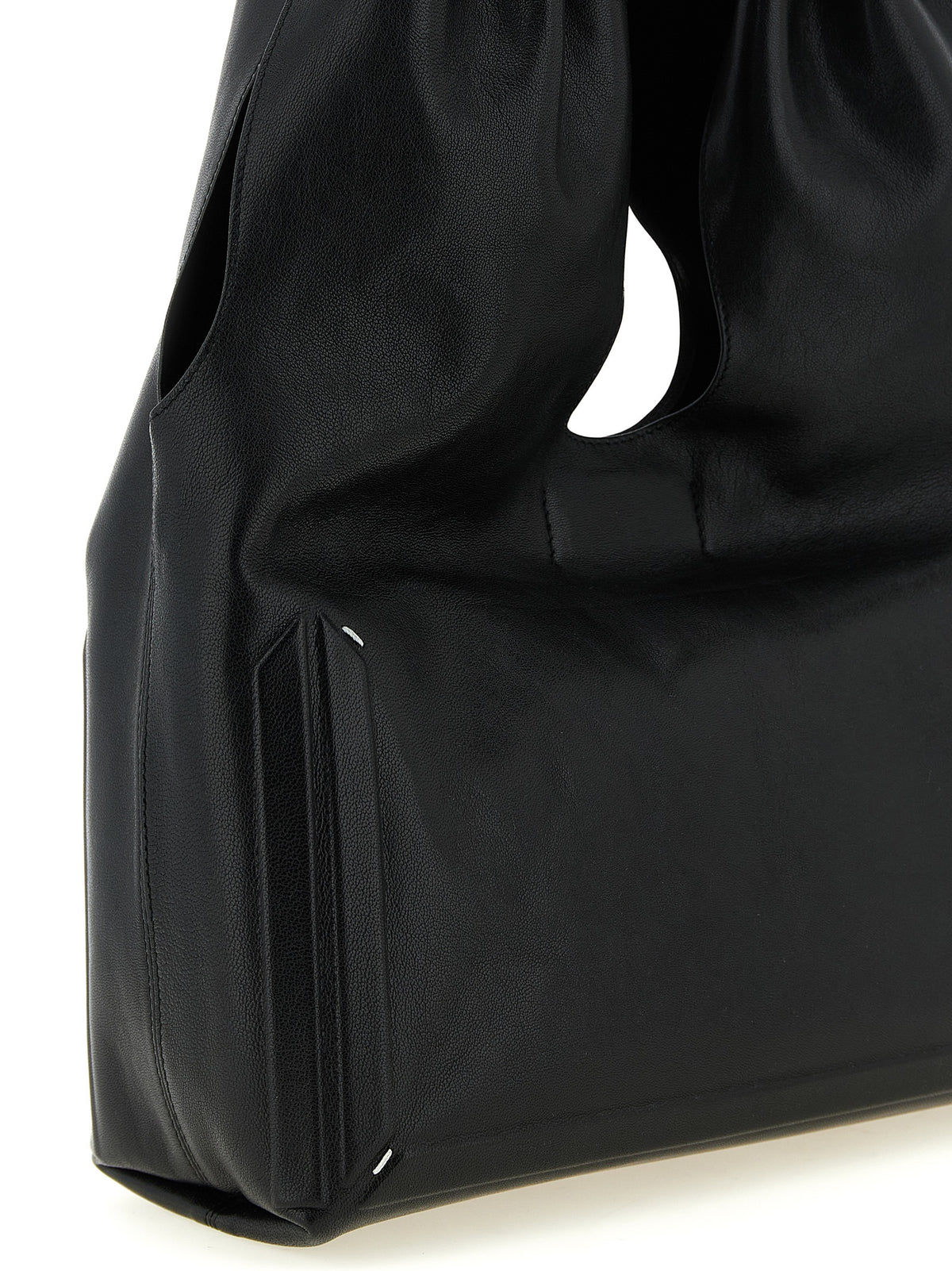 Maison Margiela Black Lamb Leather Shoulder Bag