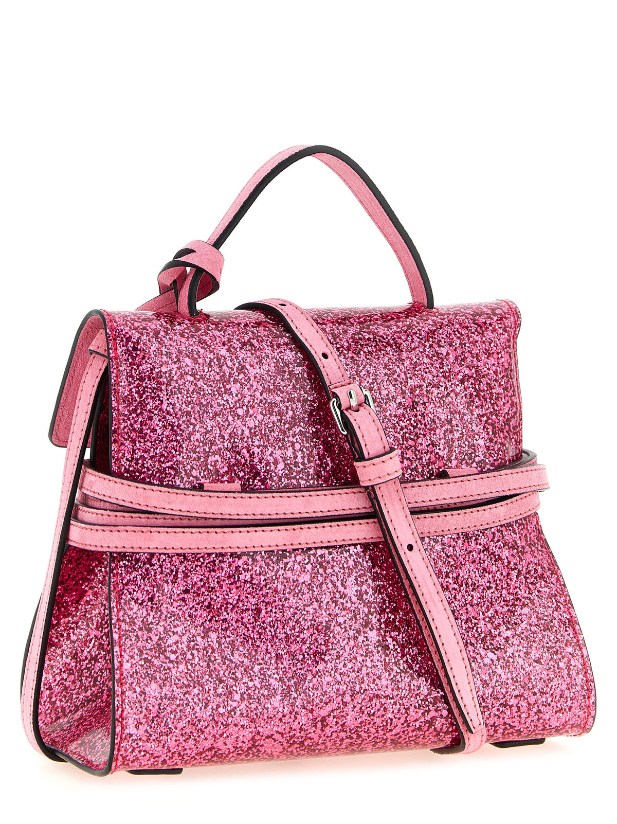 Moschino Multicolor Leather Handbag - Tie Me Small