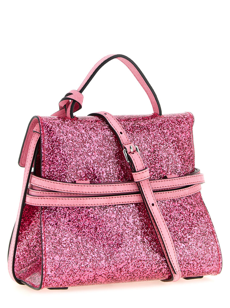 Moschino Multicolor Leather Handbag - Tie Me Small